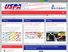 Tablet Screenshot of padelusa.org